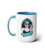 PopArt Girl Mind Your Own Business 15oz Coffee Mug - $14.95