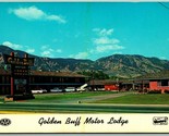 Dorato Bluff Motore Lodge Motel Boulder Colorado Co Unp Cromo Cartolina I6 - £3.99 GBP