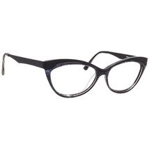 IYoko Inyake Eyeglasses IY650 Col. 281 Black/Smoky Teal Cat Eye Frame 54[]15 145 - £279.76 GBP