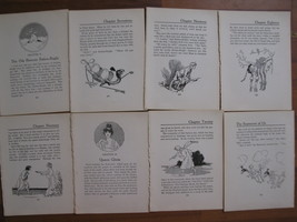 John R, Neill - 1915 The Scarecrow of OZ - 8 partial page Bookplates #7 - £7.86 GBP