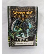 Privateer Press Warmachine Cryx 2016 Faction Deck - £13.45 GBP