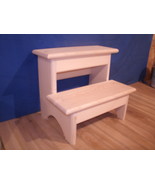 Children&#39;s 2 step 12&quot; wooden step stool, wooden step stool,Children&#39;s st... - $33.89