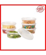 Stackable Clear 8oz Meal Prep Containers With Airtight Lids – 48 Pack BP... - $50.95 CAD