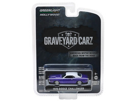 1970 Dodge Challenger Purple with White Top &quot;Graveyard Carz&quot; (2012) TV Series... - £12.40 GBP