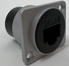 RiteAV Cat 6 D-Series Heavy Duty Chassis Panel Mount Connector Pass Through Sold - £14.96 GBP