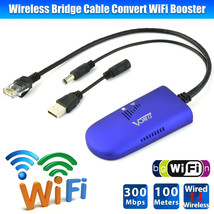 VAP11G Bridge Cable Convert RJ45 Ethernet Port to Wireless WiFi Dongle AP Vonets - £37.56 GBP