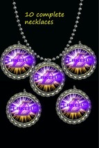 Los Angeles Lakers LA  party favors lot of 10 necklaces necklace basketball - £7.33 GBP