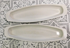 George Foreman Grill 12 1/2&quot; White Drip Tray Grease Catcher Replacement Set Of 2 - £10.27 GBP