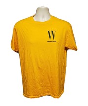 Wheaton College Massachusetts Class of 2015 Adult Medium Yellow TShirt - $19.80