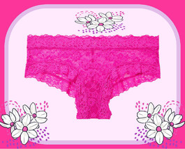 Xs S M L Xl Xxl Hot Fuchsia Floral Lace The Lacie Victorias Secret Cheeky Pantie - £8.59 GBP