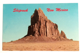 Shiprock New Mexico Navajo San Juan County NM Petley Postcard c1960s - £5.62 GBP