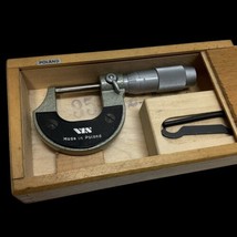 VIN Micrometer - 0-1 Inch Range - .0001&quot; - Poland With Case Machinist Tool - £27.71 GBP