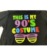 Port &amp; Company Mens This is My 90&#39;s Costume 1990&#39;s T-shirt  Shirts Black... - $195.23 MXN