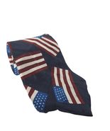 Jesuis American Flag Patriotic 4th Of July Old Glory Novelty 100% Silk N... - €13,66 EUR