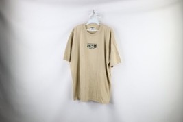 Vintage 90s Streetwear Mens XL Thrashed Spell Out Maryland Crabs T-Shirt Beige - £23.70 GBP