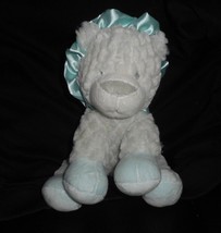 Nat &amp; Jules 2015 Lucas Baby Blue &amp; Grey Lion Stuffed Animal Plush Soft Lovey Toy - £18.96 GBP