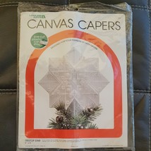 Leisure Arts Canvas Capers Treetop Star 9” x 9” #414 Dick Martin Design NOS - £12.63 GBP