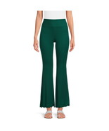 No Boundaries Juniors Solid Flare Pants, 32&quot; Inseam, Evergreen Size L (1... - $343.37 MXN