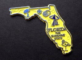FLORIDA SUNSHINE US STATE FLEXIBLE MAGNET 2 inches - £4.19 GBP