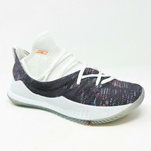Under Armour UA GS Curry 5 White Black Welcome Home Kids Sneakers 3020741 107 - $59.95
