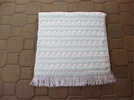 Eyelet Stripes Baby Blanket Pattern - £2.75 GBP