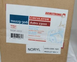 Armstrong 110223306 Astro 230SS Water Circulator Pump Stainless Steel image 8