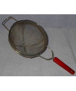 Vintage Large Androck Red Bakelite 6 inch Strainer - $274.76 MXN
