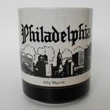 Vintage Philadelphia Souvenir Mug City Skyline Liberty Bell Coffee Cup Taiwan - £15.48 GBP