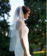 Bridal Veil, Wedding Short Veil, Simple White &amp; Ivory Veil, Blush Veil - £15.79 GBP