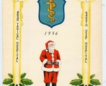 6466th USAF Hospital &amp; 4830 Tactical Hospital Christmas Menu 1956 Ashiya... - $27.79