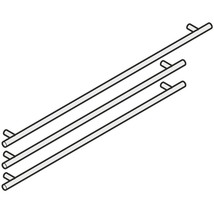 Liebherr 9900-279-00 3pcs Stainless Steel Handles for 30-In.Refrigerator/Freezer - £154.14 GBP