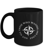 Inspirational Mugs Not All Those That Wander Are Lost Black-Mug  - £13.58 GBP