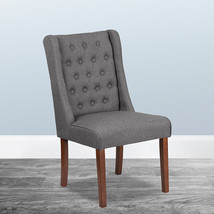 Gray Fabric Parsons Chair QY-A91-GY-GG - £131.01 GBP