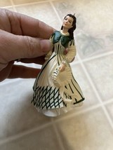 Hallmark &quot;Scarlett O&#39;Hara&quot; Gone with the Wind Ornament 1999 Green Stripe Dress - £13.44 GBP