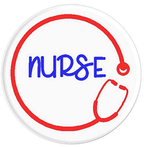 Nurse with Stethoscope - Doctors Nurses Pediatrician - PopSockets Grip and Stand - £12.05 GBP