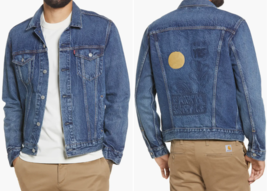 Levi&#39;s Men&#39;s Wellthread Trucker Jacket in Azurite Indigo Hemp-Size Small - $69.88