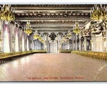 Ball Room Interior Hotel Fairmont San Francisco California CA UNP DB Pos... - $4.90