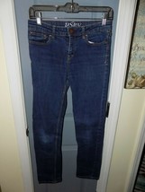 PSNY Denim Jeans Stretch Straight Leg Medium Wash Adjustable Waist Size 14 Girls - £14.24 GBP
