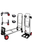 3 In 1 Aluminum Hand Truck Dolly Convertible Heavy Duty 440lbs Capacity ... - $118.79