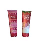Bath &amp; Body Works Winter Candy Apple  Body Lotion CREAM 8 oz 2 PC Set Se... - $26.82 CAD