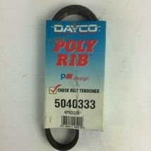 Genuine Dayco Poly Rib Automotive Tensioner Belt 504033-4PK0345 A2 - £13.36 GBP