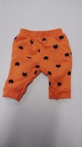 Cat &amp; Jack Orange Cat Print Infant Pants (0-3 Months) - £7.45 GBP