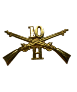 SPANAM, 10th U.S. VOLUNTEER INFANTRY, H CO. AFRICAN AMERICANS CAP DEVICE - €30,29 EUR