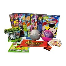 15 Kids Party Favors Prizes Grab &amp; Go Play Packs Crayons Stickers Erasers - $11.87