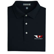 Tom Wishon Jersey Polo Golf Shirt. by Peter Millar. Black, Men&#39;s Size Large. - £82.68 GBP