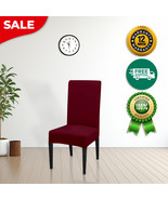 Anyhouz Chair Cover Wine Red with Anti-Dirt and Waterproof Elastic  - $17.50