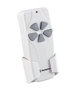 Westinghouse Lighting 7787000 Ceiling Fan and Light Remote Control, White - $75.62 CAD