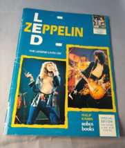 Led Zeppelin 17x22&quot; Poster in Robus Live Aid Photo &amp; Others Book 1986 - $49.45