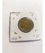 2002 Morocco 5 Dirham Coin - Bimetallic North African Currency Collectible - $3.93 CAD