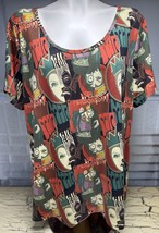 Lularoe Tee T Shirt Top Womens Plus Size 3X Disney Snow White Evil Wicke... - $24.99
